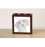 Basset Fauve de Bretagne - Stifthalter mit Hund, Schreibtischorganizer mit Aufdruck, personalisierte Schreibtischdekoration der Marke Art-Dog