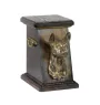 Basenji, African bush dog, Congo dog - urn for dog ashes, elegant urn with a statue, commemorative urn with a bust of a dog by Art-Dog brand