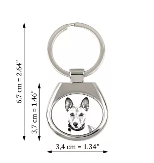Basenji brelok ze zdjęciem psa Art-Dog
