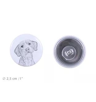 Basset bretoński kolczyki z psem mały Art-Dog