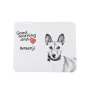 Basenji, African bush dog, Congo dog - mouse pad with print, personalized dog-themed mouse pad, unique gadget for an office worker by Art-Dog brand