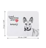 Basenji, African bush dog, Congo dog - mouse pad with print, personalized dog-themed mouse pad, unique gadget for an office worker by Art-Dog brand