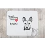 Basenji, African bush dog, Congo dog - mouse pad with print, personalized dog-themed mouse pad, unique gadget for an office worker by Art-Dog brand
