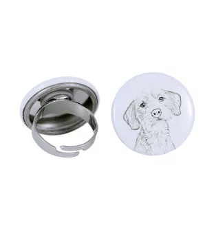 Basset Fauve de Bretagne, Fawn Brittany Basset - women's jewelry with a dog portrait, handmade product, possibility to add your own photo, Art-Dog brand