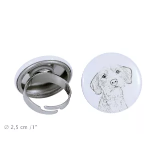 Basset Fauve de Bretagne, Fawn Brittany Basset - women's jewelry with a dog portrait, handmade product, possibility to add your own photo, Art-Dog brand