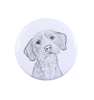 Basset Fauve de Bretagne - bijoux pour femmes avec l'image d'un chien, produit fait à la main, possibilité d'ajouter sa propre photo, marque Art-Dog