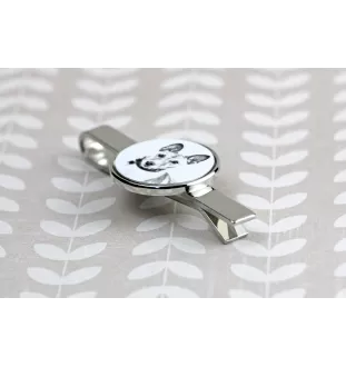 Basenji, Kongo-Terrier - Krawattenklammer mit Hund, personalisierter Krawattenclip, einzigartiges Geschenk für Männer von der Marke Art-Dog