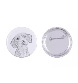 Basset Fauve de Bretagne - badge avec votre chien, ajoutez votre propre photo, marque Art-Dog