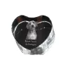 Basset Fauve de Bretagne, Fawn Brittany Basset - a photo of a dog in crystal, crystal heart, unique photo frame from the Art-Dog brand