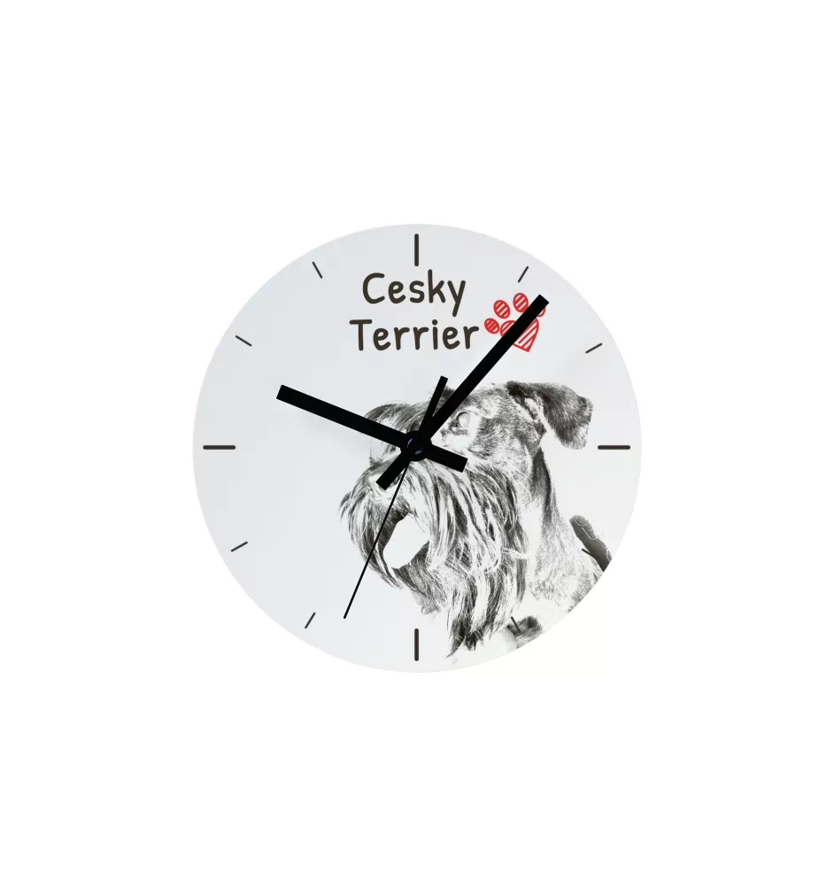 Basenji, Terrier Nyam-Nyam, Terrier du Congo - horloge murale avec chien, horloge de table avec impression, décoration personnalisée de la maison de la marque Art-Dog