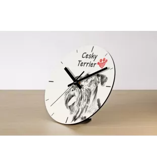 Basenji, Terrier Nyam-Nyam, Terrier du Congo - horloge murale avec chien, horloge de table avec impression, décoration personnalisée de la maison de la marque Art-Dog