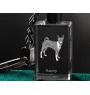 Basenji, Kongo-Terrier - Schlüsselanhänger aus Kristall mit Hundefoto, beleuchteter Schlüsselanhänger, einzigartiges Geschenk der Marke Art-Dog
