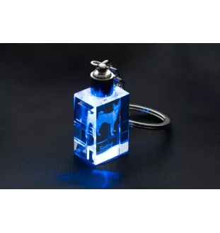 Basenji brelok kryształowy z psem Art-Dog