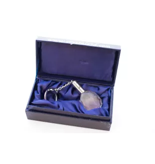 Basenji, Kongo-Terrier - Anhänger mit einem Foto eines Hundes, Schlüsselanhänger aus Kristall in einer Geschenkbox, ein einzigartiges Geschenk von Art-Dog