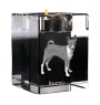 Basenji, African bush dog, Congo dog - Candle holder with dog photo, crystal tealight holder, personalised gift by Art-Dog brand