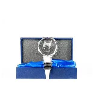 Basenji, Terrier Nyam-Nyam, Terrier du Congo - Bouchon de bouteille, bouchon de vin en cristal avec photo, cadeau personnalisé pour barman par la marque Art-Dog