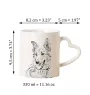 Berger basque - tasse avec chien, une tasse adorable avec une anse en forme de cœur, un cadeau universel de la marque Art-Dog