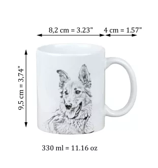 Baskischer Schäferhund, Pastor Vasco - Tasse mit Hund, Tasse mit Bild, personalisiertes Geschenk der Marke Art-Dog