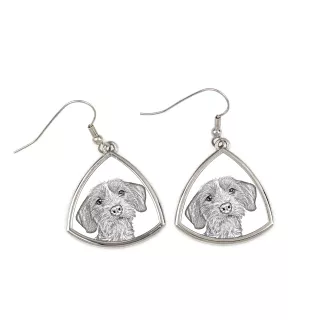 Basset Fauve de Bretagne - Hund Ohrringe, hängende Ohrringe mit Bild, personalisierter Schmuck mit dem Aufdruck der Marke Art-Dog