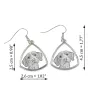 Basset Fauve de Bretagne - boucles d'oreilles avec chien, boucles d'oreilles pendantes avec photo, bijoux personnalisés avec impression de la marque Art-Dog