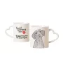 Basset Fauve de Bretagne - Tasse mit Hund, entzückende Tasse mit herzförmigem Henkel, universelles Geschenk der Marke Art-Dog