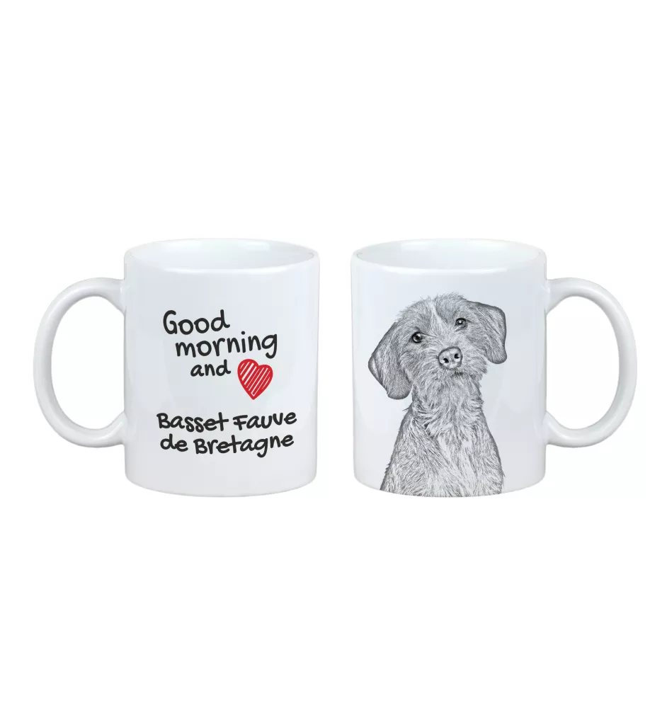 Basset Fauve de Bretagne - Tasse mit Hund, Tasse mit Bild, personalisiertes Geschenk der Marke Art-Dog