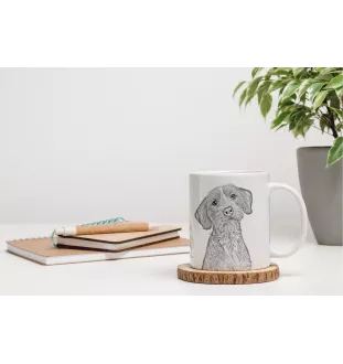 Basset Fauve de Bretagne, Fawn Brittany Basset - cup with a dog, cup with a photo, personalized gift from the Art-Dog brand