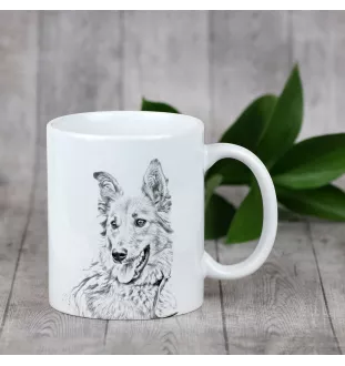 Owczarek baskijski kubek z psem I love Art-Dog