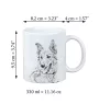 Berger basque - tasse avec chien, une tasse joyeuse pour les amoureux des chiens, un cadeau personnalisé de la marque Art-Dog