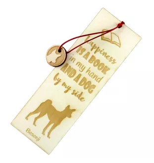 Basenji, Kongo-Terrier - Lesezeichen mit Hund, personalisiertes Lesezeichen, Hundeaccessoire für Leser der Marke Art-Dog