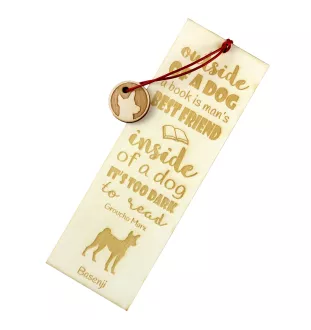 Basenji, Terrier Nyam-Nyam, Terrier du Congo - marque-page pour livre avec chien, marque-page personnalisé, cadeau pour les amateurs de livres de la marque Art-Dog