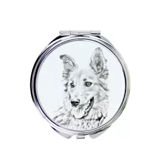 Owczarek baskijski lusterko ze zdjęciem psa Art-Dog