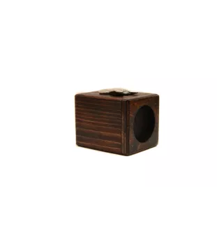 Basenji, Terrier Nyam-Nyam, Terrier du Congo - bougeoir en bois avec un chien, un souvenir unique après la perte d'un chien, une œuvre artisanale de la marque Art-Dog