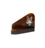 Basenji, Terrier Nyam-Nyam, Terrier du Congo - bougeoir en bois avec un chien, support pour bougie chauffe-plat, lieu de mémoire pour chien de la marque Art-Dog