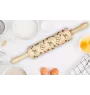 Basenji, African bush dog, Congo dog - rolling pin with a dog, decorating cookies with a rolling pin in patterns, a gift for the ceramicist of the Art-Dog brand