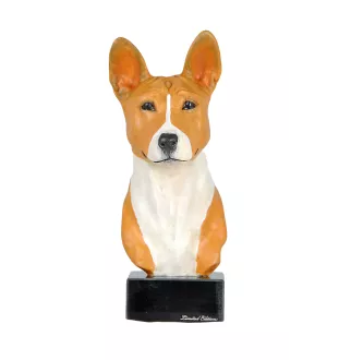 Basenji, Kongo-Terrier - bemalte Figur, Statue, Skulptur, vom Künstler hergestellt, Marke Art-Dog