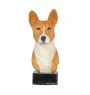 Basenji, Terrier Nyam-Nyam, Terrier du Congo - figurine peinte, statue, sculpture, réalisée par l'artiste, marque Art-Dog
