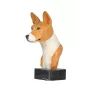 Basenji, Kongo-Terrier - bemalte Figur, Statue, Skulptur, vom Künstler hergestellt, Marke Art-Dog