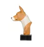 Basenji, Terrier Nyam-Nyam, Terrier du Congo - figurine peinte, statue, sculpture, réalisée par l'artiste, marque Art-Dog