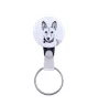 Basenji, Kongo-Terrier - Schlüsselanhänger mit dem Bild eines Hundes, Anhänger mit dem eigenen Grafikdesign der Marke Art-Dog