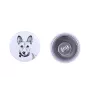 Basenji kolczyki z psem mały Art-Dog