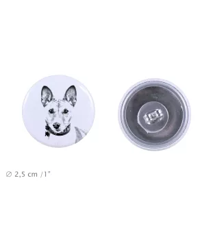 Basenji, African bush dog, Congo dog - unique dog earrings, your pet on a keychain, Art-Dog's own brand