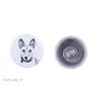 Basenji, African bush dog, Congo dog - unique dog earrings, your pet on a keychain, Art-Dog's own brand