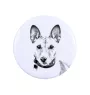 Basenji, African bush dog, Congo dog - magnet with a dog's pupil, exceptionally light, strong magnet, handmade product by the Art-Dog brand