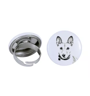 Basenji, Kongo-Terrier - Damen Schmuck mit dem Bild eines Hundes, handgefertigtes Produkt, Möglichkeit, Ihr eigenes Foto hinzuzufügen, Marke Art-Dog