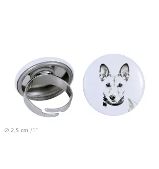 Basenji, Terrier Nyam-Nyam, Terrier du Congo - bijoux pour femmes avec l'image d'un chien, produit fait à la main, possibilité d'ajouter sa propre photo, marque Art-Dog