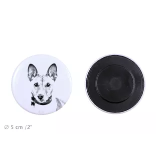 Basenji magnes z psem duży Art-Dog