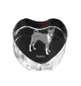 Basenji, Terrier Nyam-Nyam, Terrier du Congo - une photo de chien dans un cristal, un cœur en cristal, un cadre photo exceptionnel de la marque Art-Dog