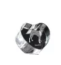 Basenji, African bush dog, Congo dog - a photo of a dog in crystal, crystal heart, unique photo frame from the Art-Dog brand