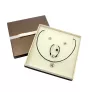 Basenji, African bush dog, Congo dog - a set of jewelry in a box, necklace, earrings, bracelet, products from the Art-Dog brand